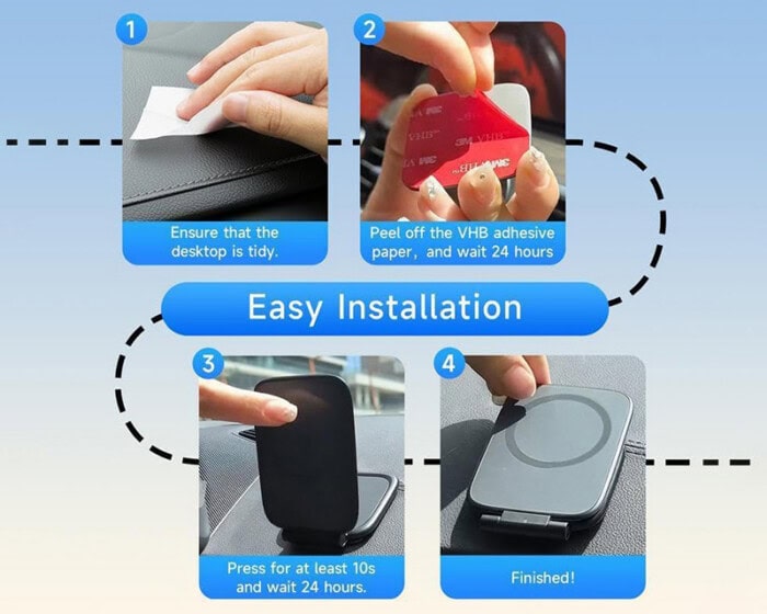 Magnetische Handyhalterung für Auto & Schreibtisch