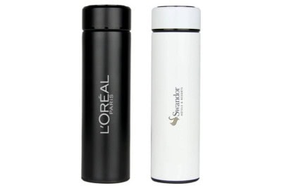 Edelstahl-Thermosflasche (500 ml) mit LED-Anzeige